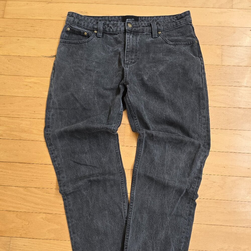 Rolla's | monochrome grey black grunge relaxed fit jeans | MENS 33'